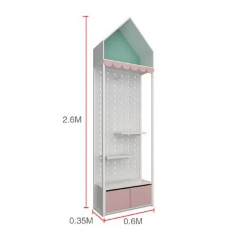 Wall mounted display rack Mother and baby store display rack — view 5