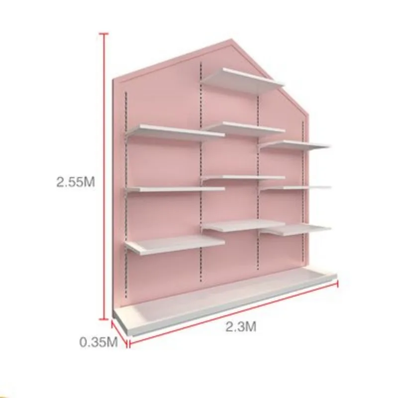 Wall mounted display rack Mother and baby store display rack