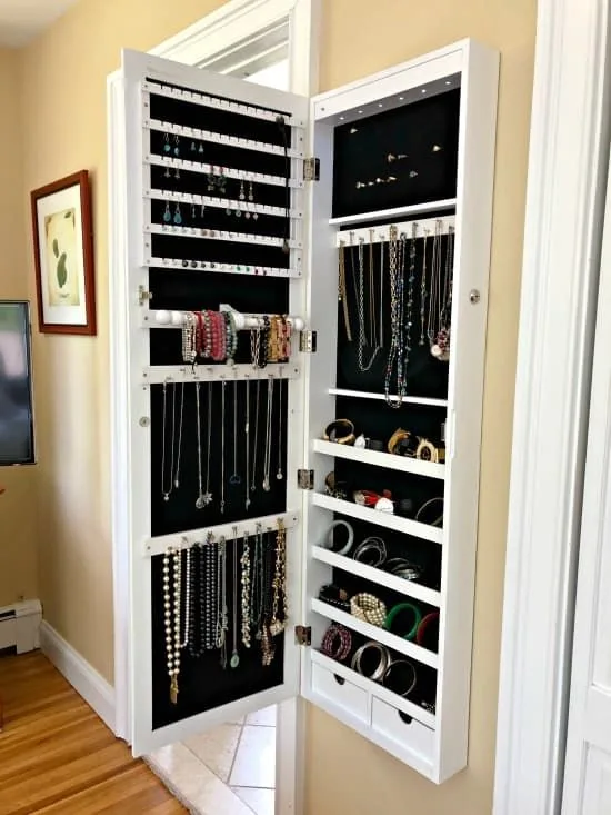 Wall-Mounted Hidden Jewelry Armoire Cabinet — view 2