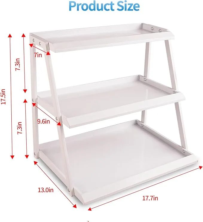 White candy&snack display rack Table top retail store display shelf — view 5