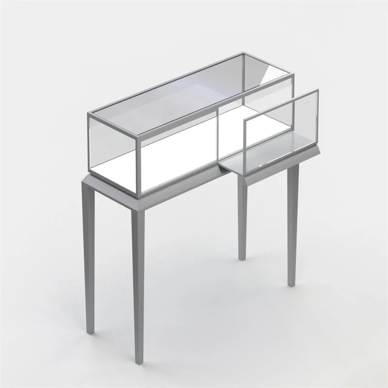 White Jewelry Display Showcase Popular Jewelry Display Stand for Stores on Sale — view 2