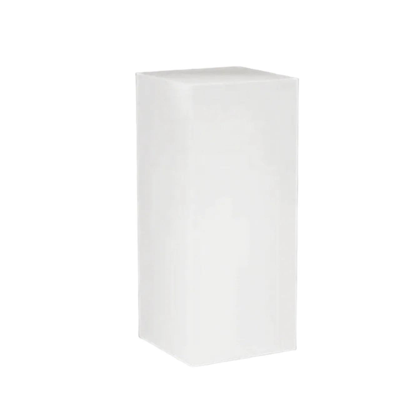 White modern island stand custom clothing store display stand for sale