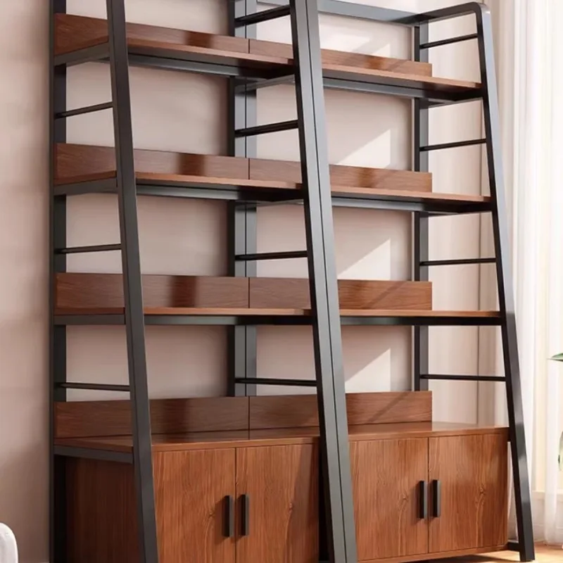 Wine Rack, Large Ladder Shelf, Stable Trapezoidal Support, for Home Bar or Commercial Use — view 5