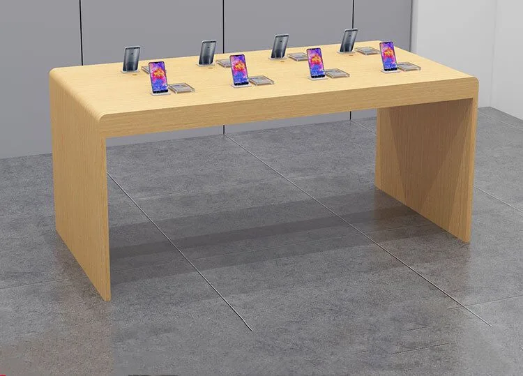 Wooden Cell Phone Display Table Design High-quality Cell Phone Display Counter on Sale — view 4