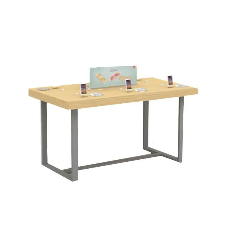 Wooden Cell Phone Display Table Design High-quality Cell Phone Display Counter on Sale — view 3