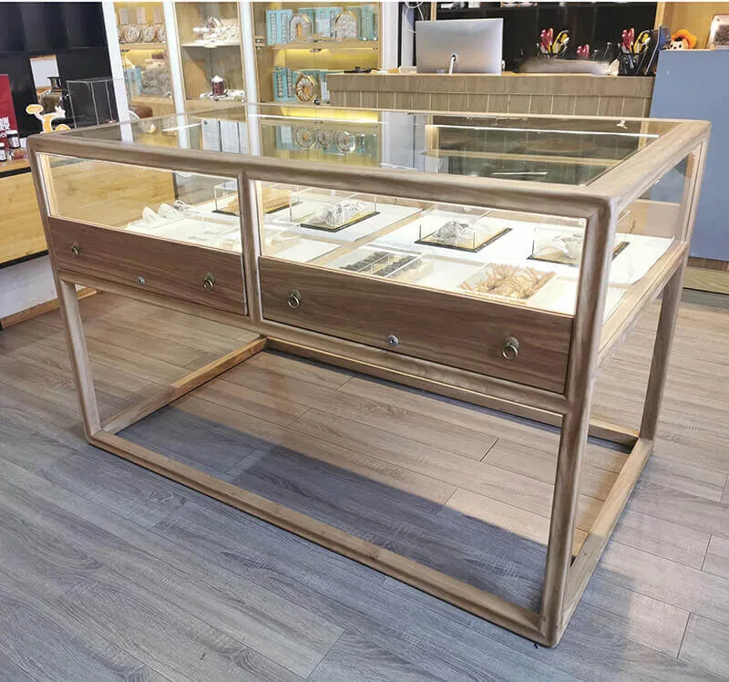 Wooden Jewelry Display Cabinet High-Quality Jewelry Display Showcase on Sale — view 4