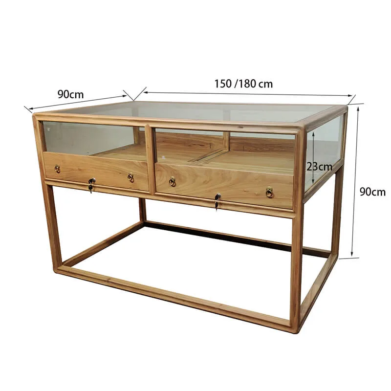 Wooden Jewelry Display Cabinet High-Quality Jewelry Display Showcase on Sale — view 3