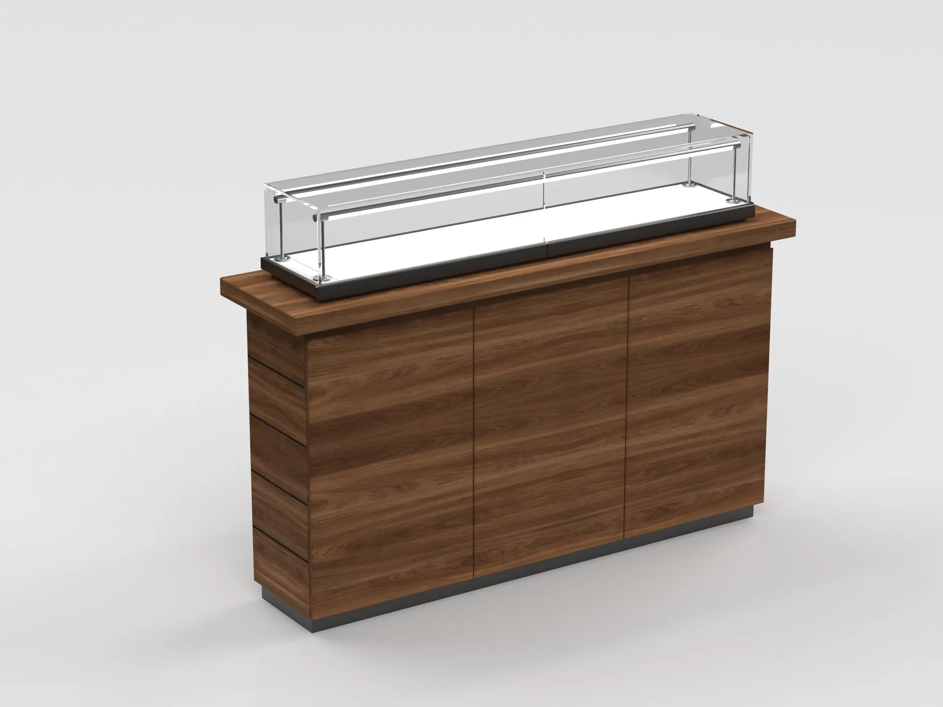 Wooden Jewelry Display Cabinets Customized High-end Jewelry Display Stand — view 2