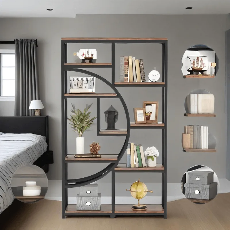 Wooden office display rack & home fashion storage display stand in hot sale — view 3