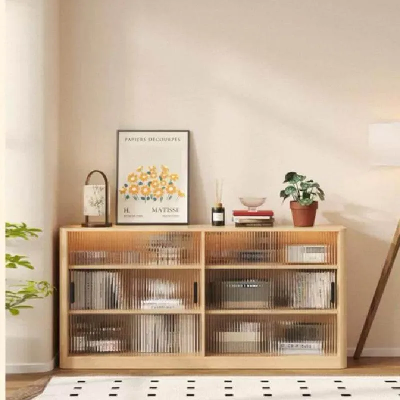 Wooden practical book display cabinet customized storage cabinet for sale — view 3