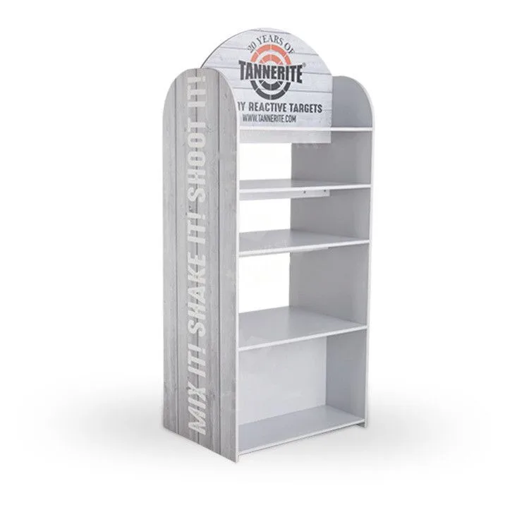 Wooden snack shelf retail shop display rack for sale — view 4