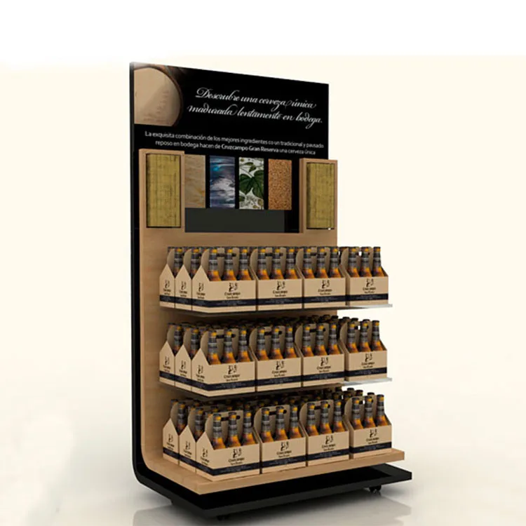 Wooden wine display cabinet & retail shop furniture — view 3