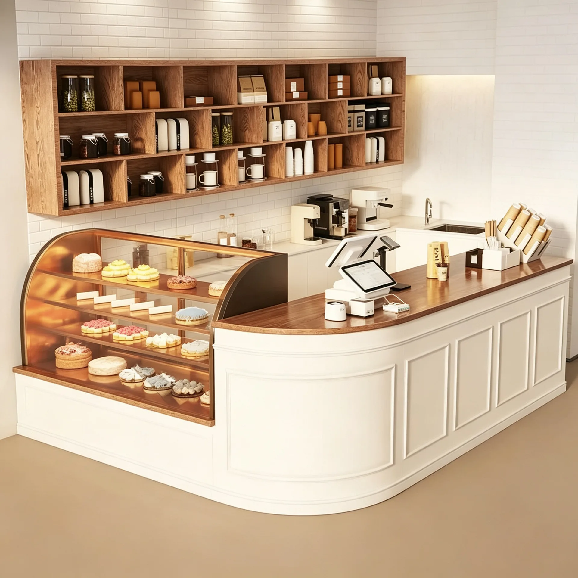 Bakery Counters | Cakes, Pastry Bread Shop Counter – custom retail display image 6