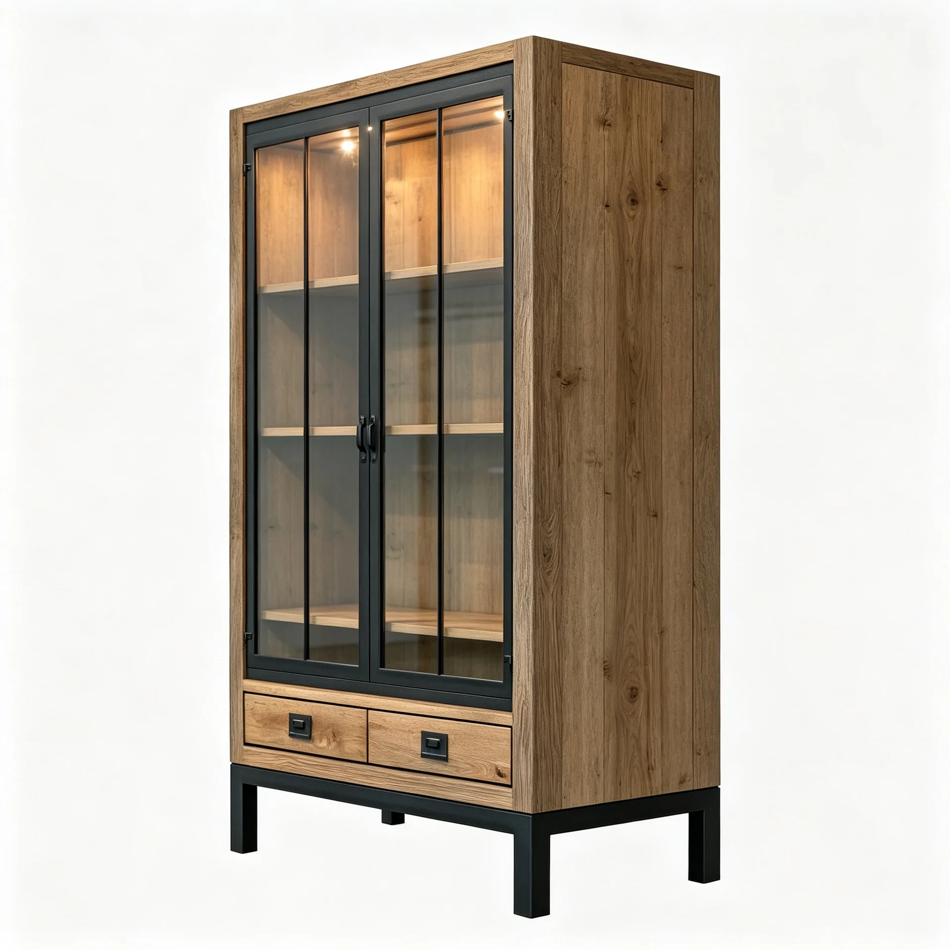 Wooden Display Cabinet For Sale | Glass Door Locks – custom retail display image 5