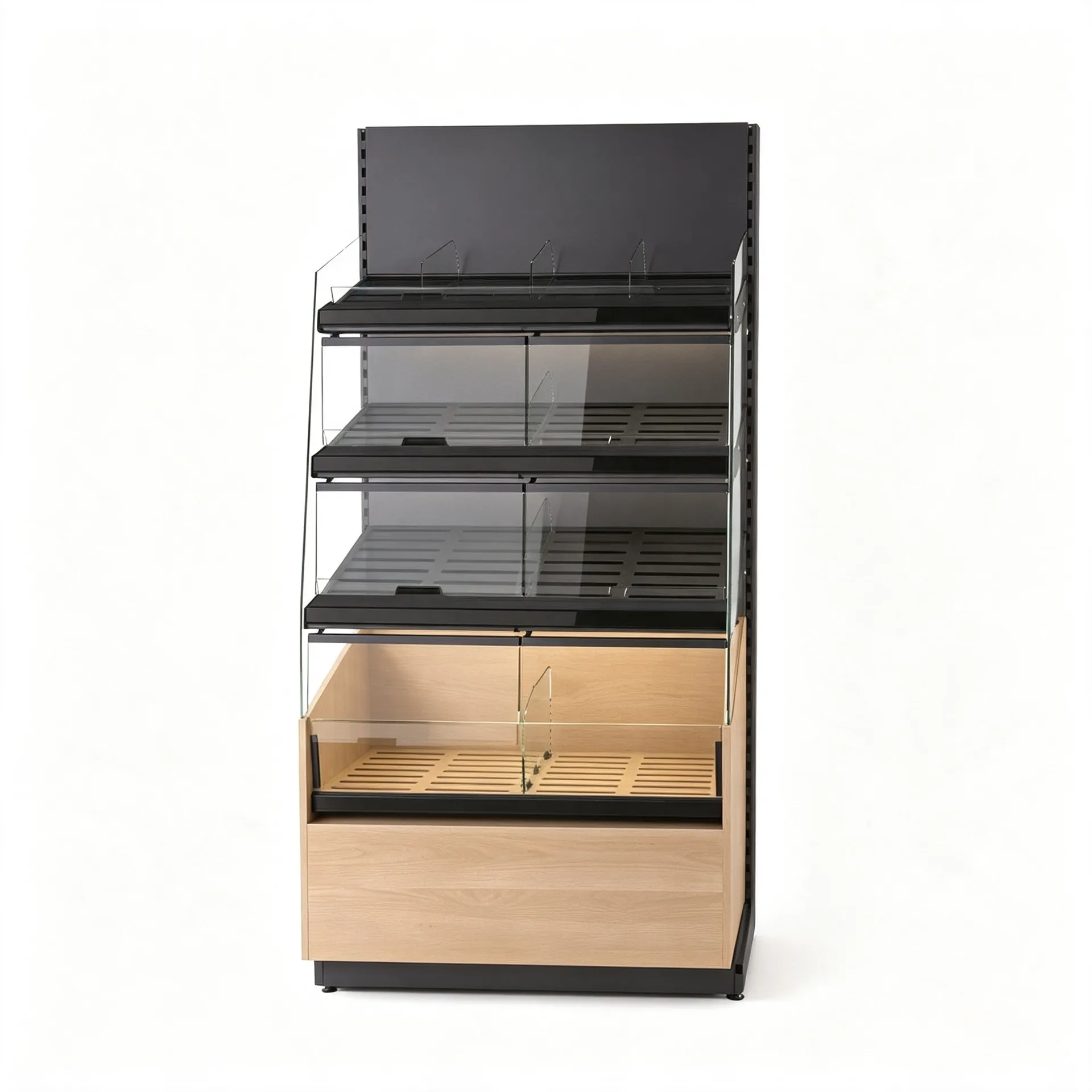 Wood Display Racks Shelves For Retail Stores – custom retail display image 18