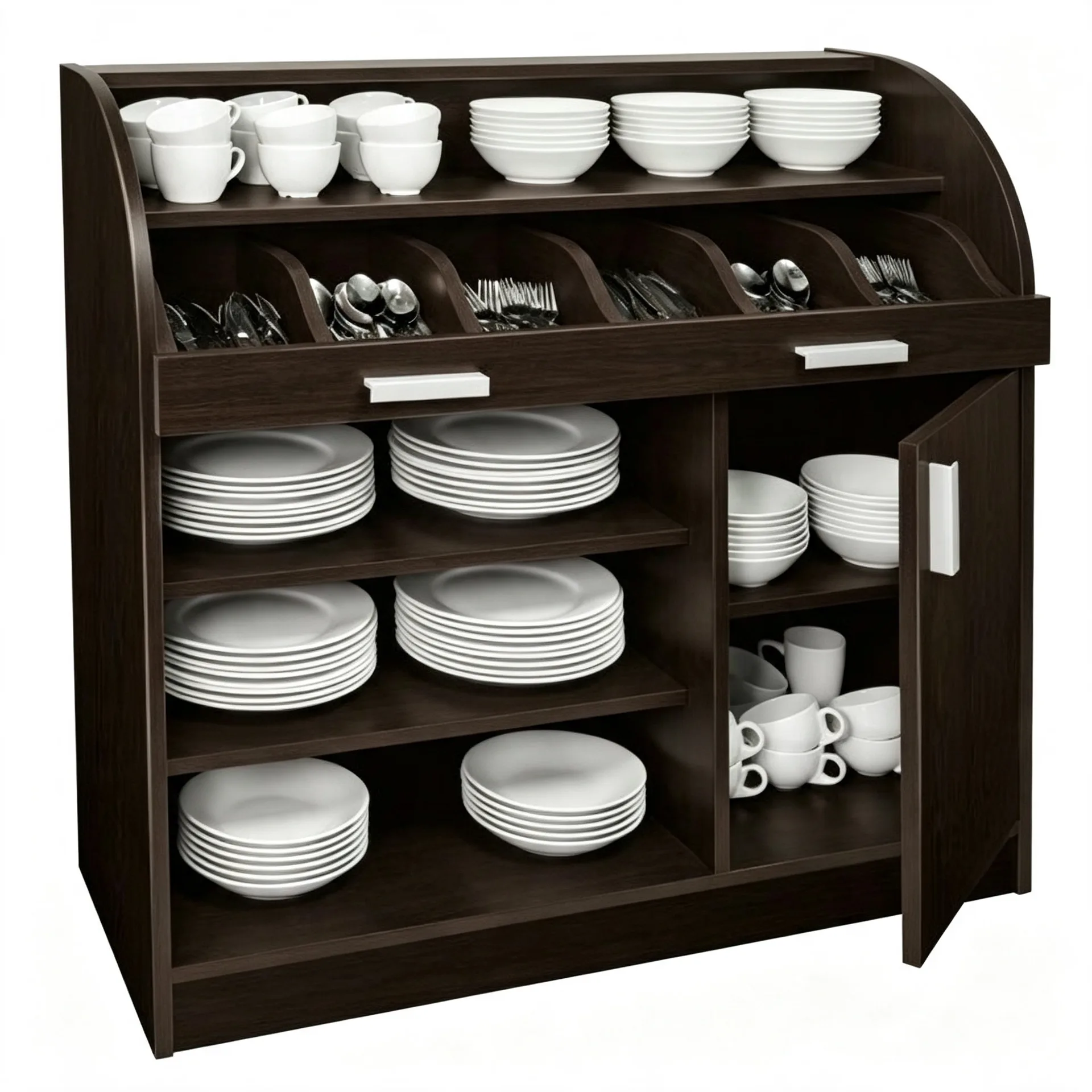 Custom Kitchen Cabinets | Stainless Steel Wood – custom retail display image 34