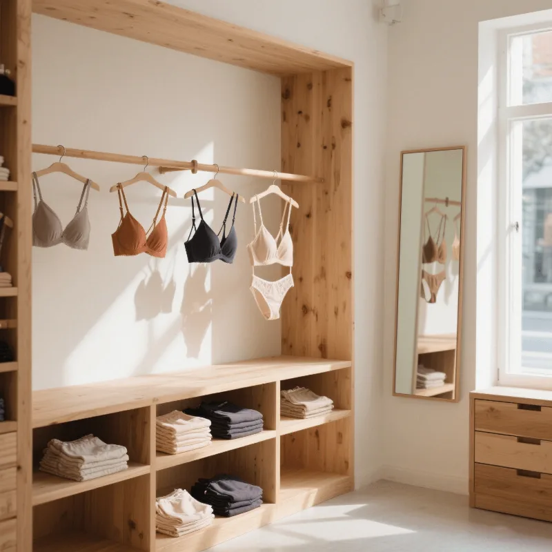 Wood Display Racks Shelves For Retail Stores – custom retail display image 97