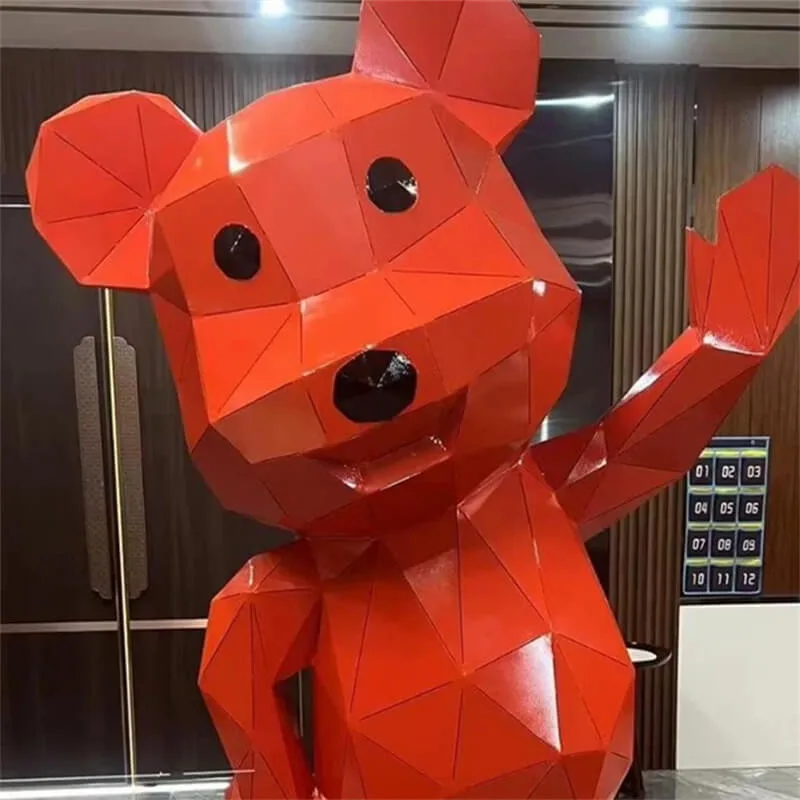 Geometric Animal Sculptures For Sale – custom retail display image 1