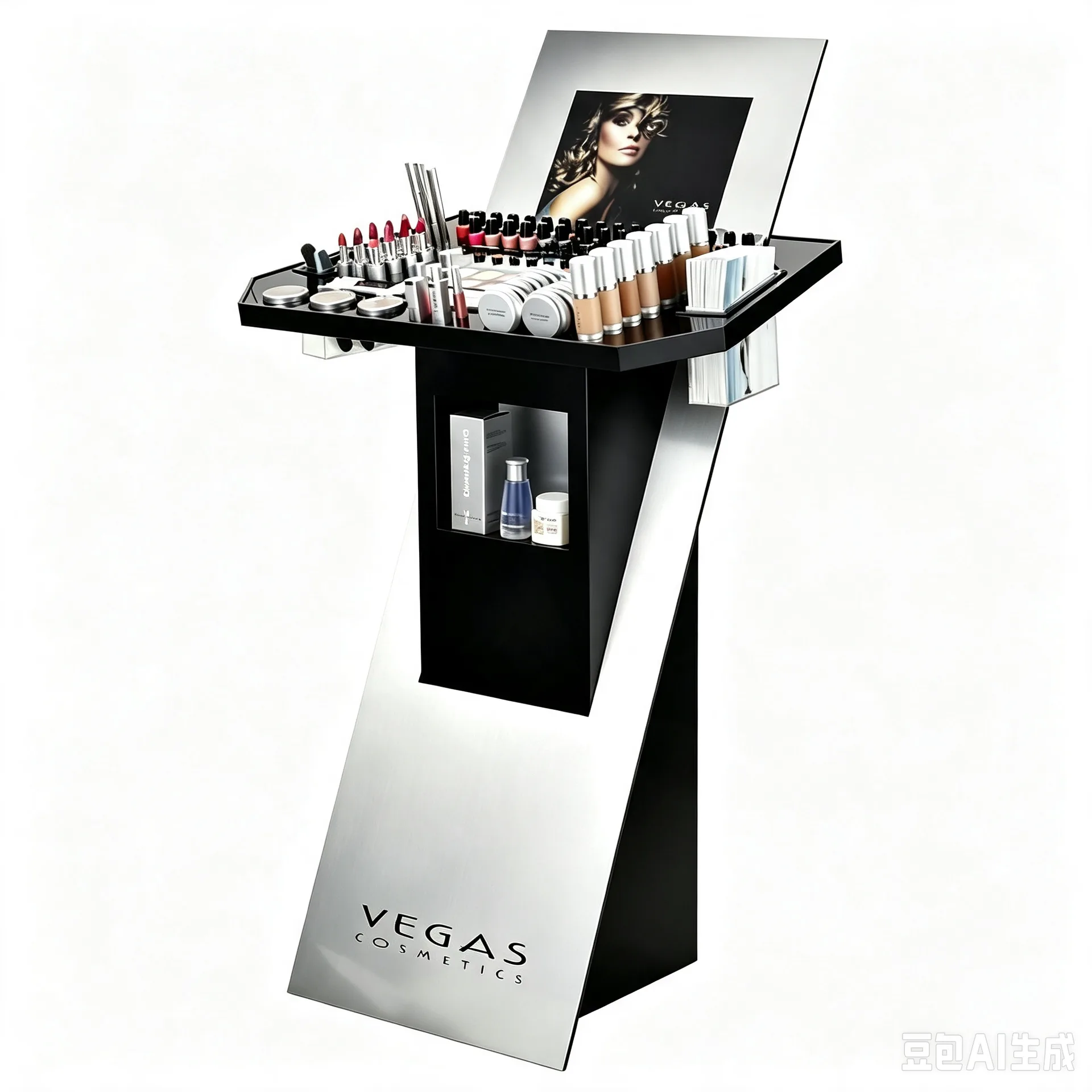 Cosmetic Makeup Display Stand Unit For Cosmetic Retail Shops – custom retail display image 13