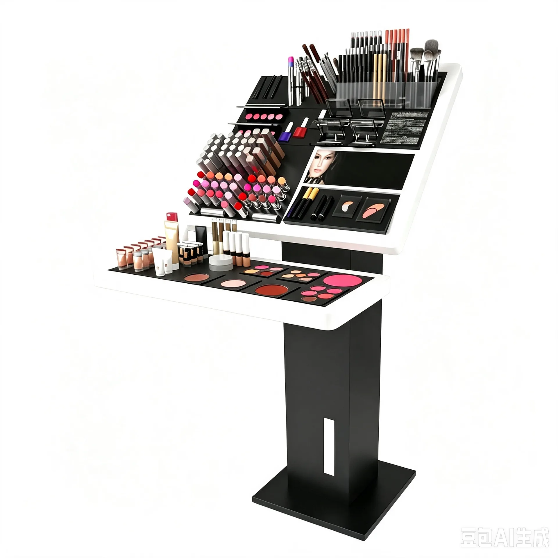 Cosmetic Makeup Display Stand Unit For Cosmetic Retail Shops – custom retail display image 14