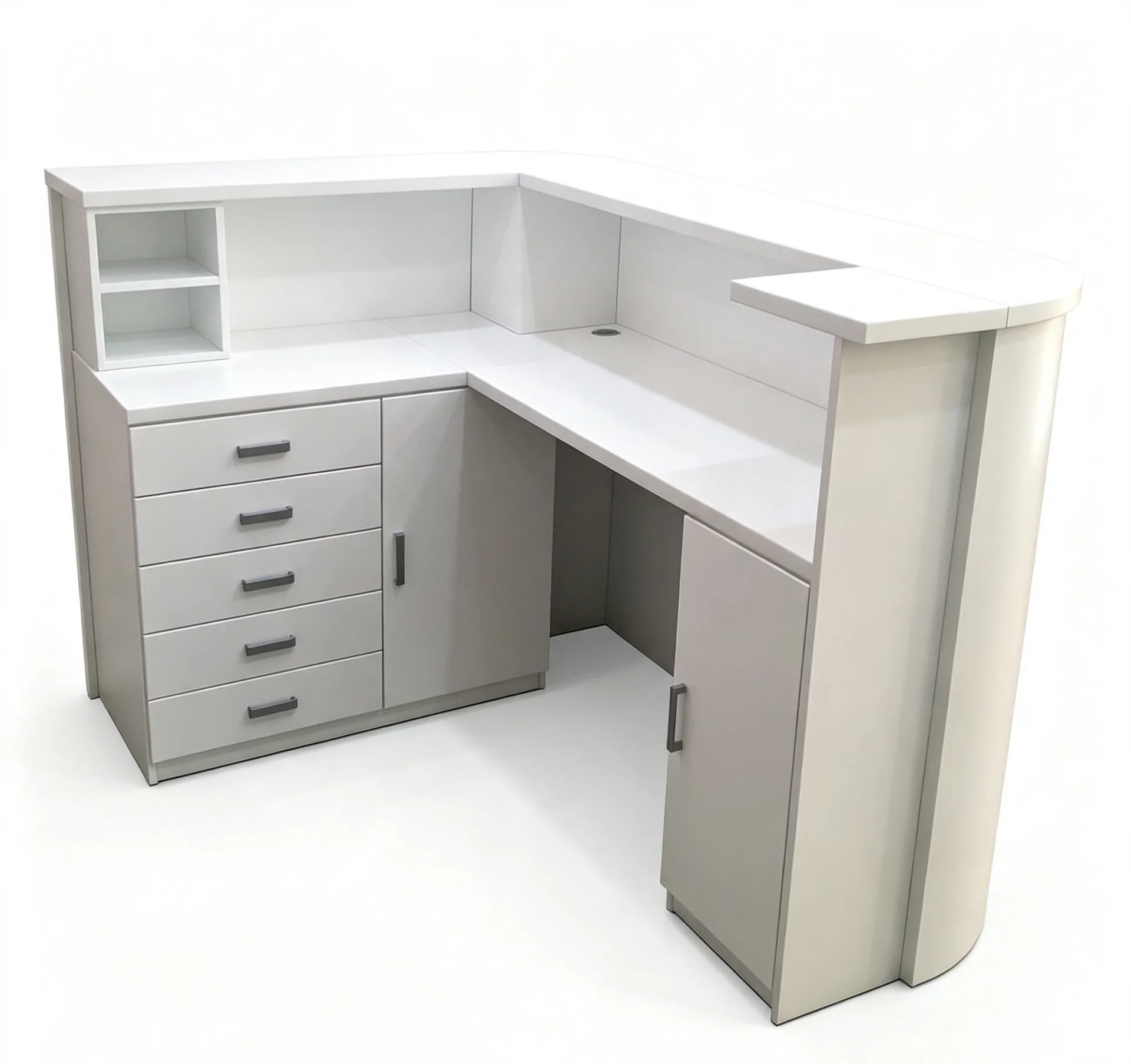 Wooden Display Counter | Glass Counter Cases For Shop – custom retail display image 6