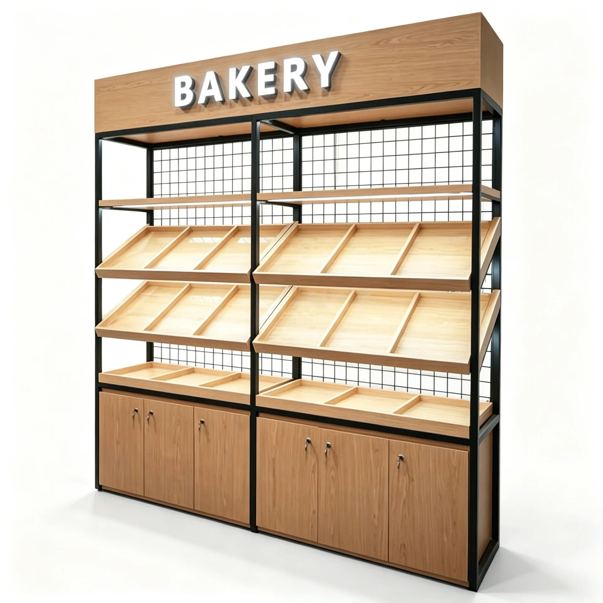 Bakery Tray Racks Trolley For Sale | Stainless Steel – custom retail display image 14