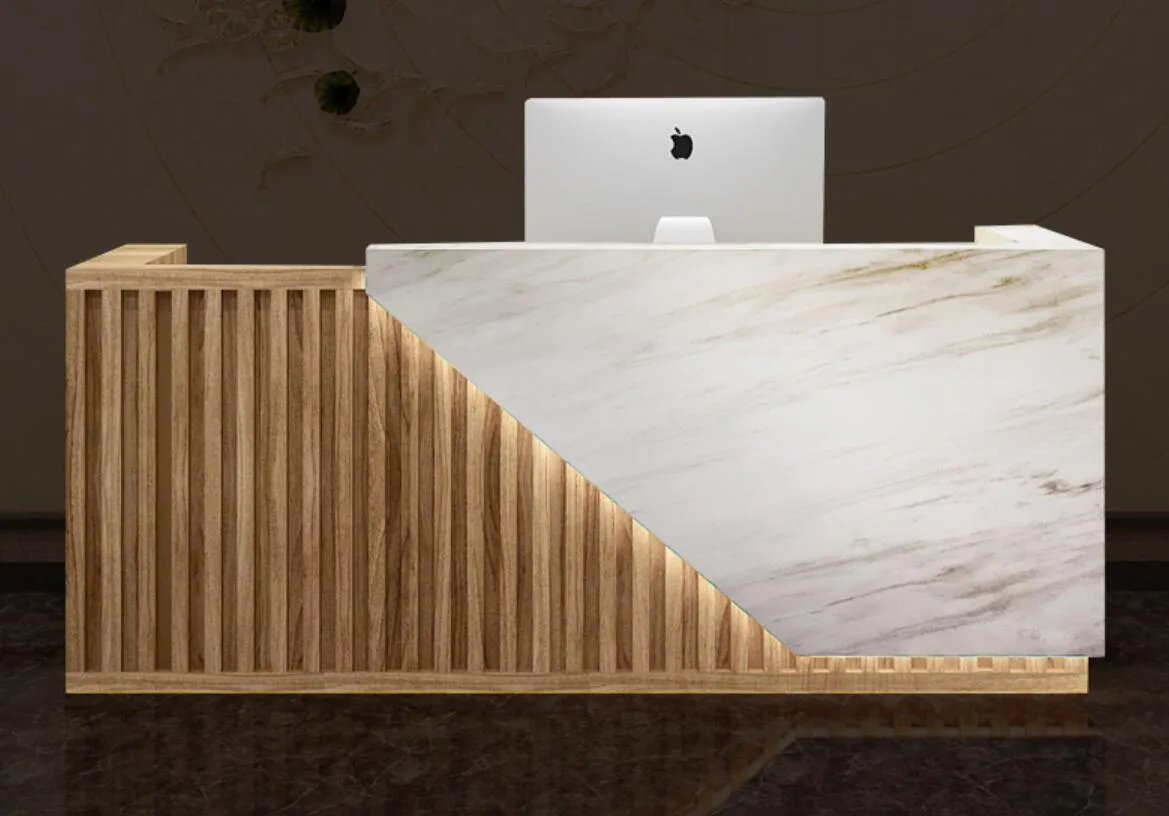 Modern Reception Desks, Counters Tables – custom retail display image 133