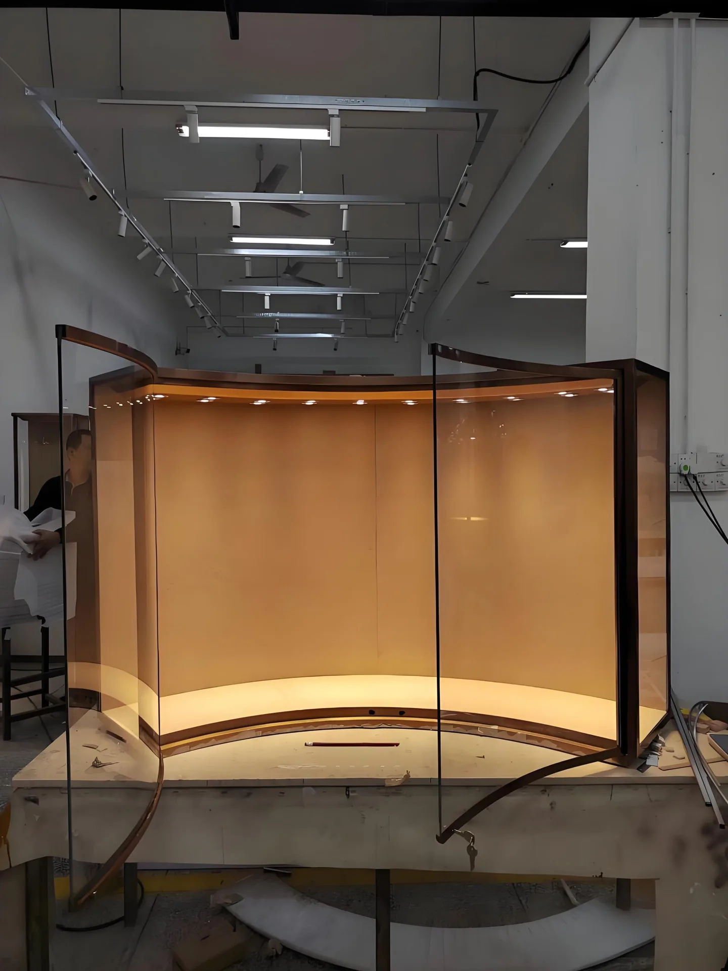 Wooden Display Cabinet For Sale | Glass Door Locks – custom retail display image 22