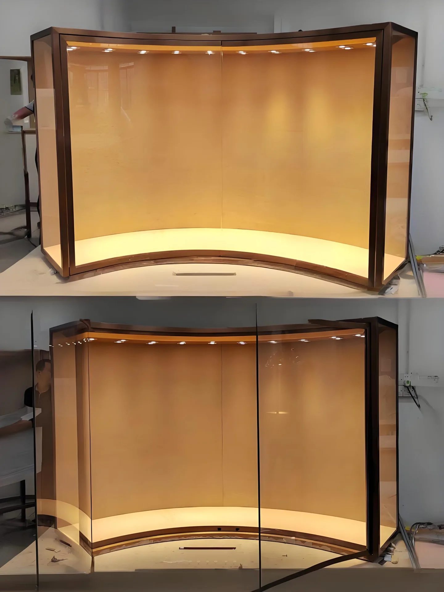 Wooden Display Cabinet For Sale | Glass Door Locks – custom retail display image 21