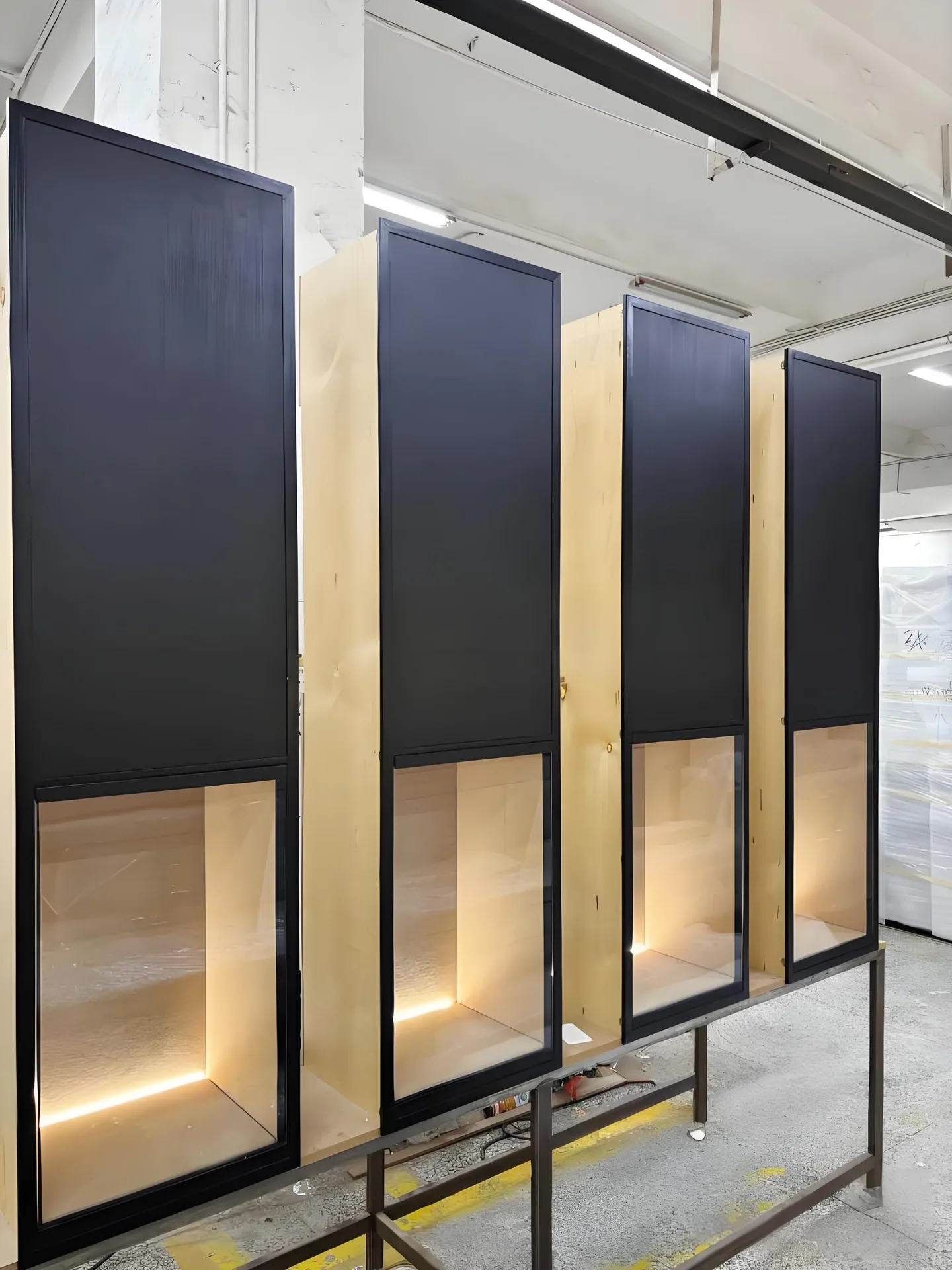 Wooded Display Cases Cabinets | Real Wood Laminated – custom retail display image 2