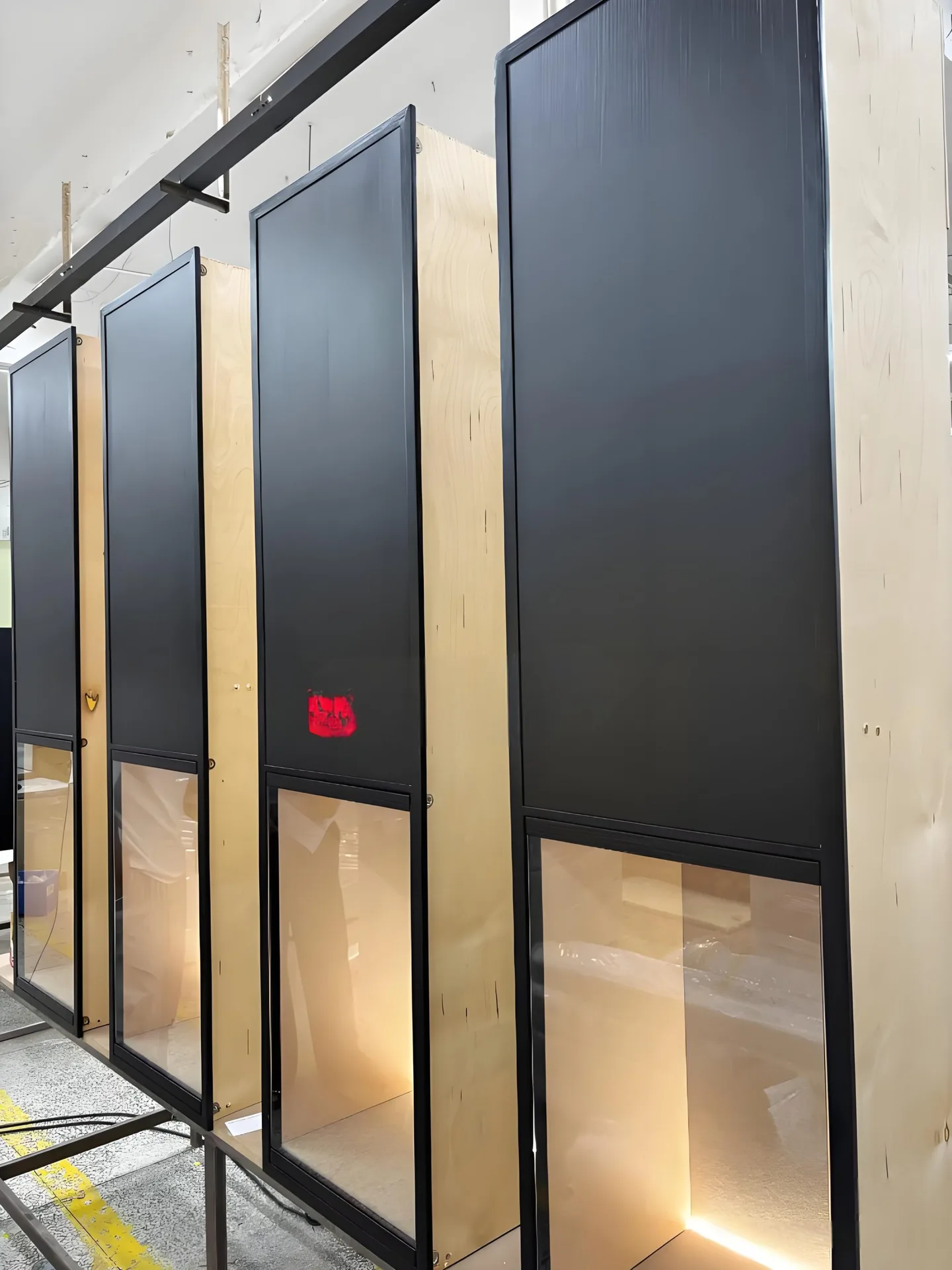Wooded Display Cases Cabinets | Real Wood Laminated – custom retail display image 1