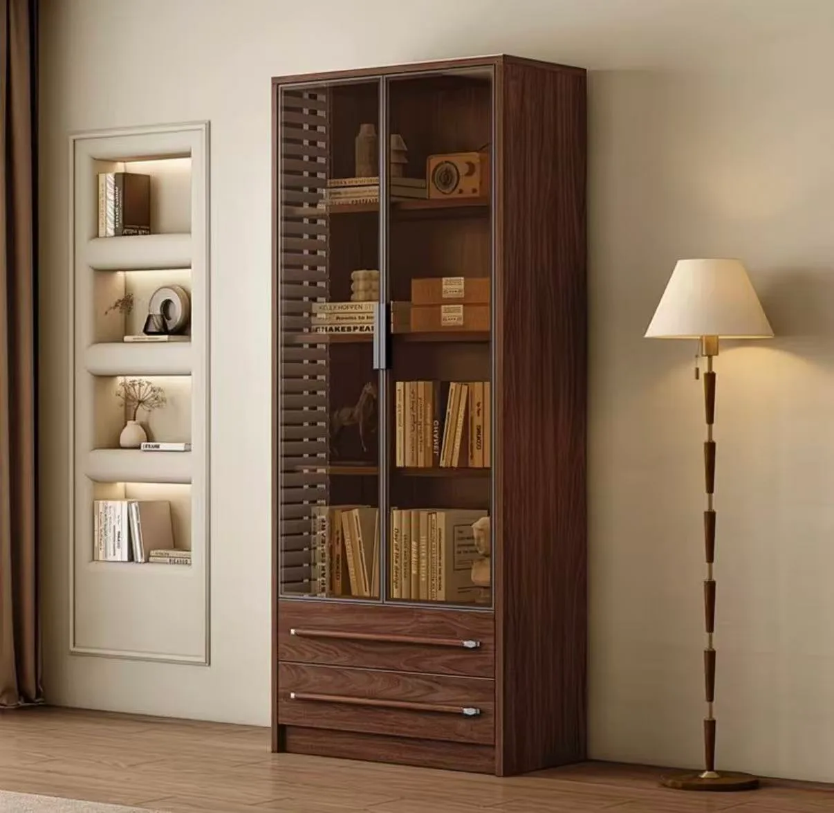 Wooden Display Cabinet For Sale | Glass Door Locks – custom retail display image 42