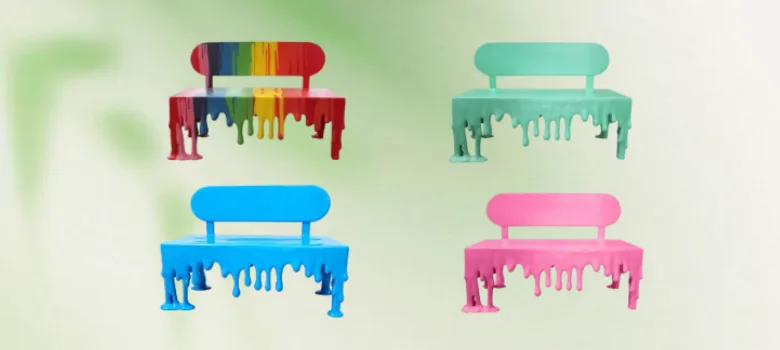 ice cream bench Ice Cream Furniture | Booth, Sofa, Table , Chair, Bench – custom retail display image 36
