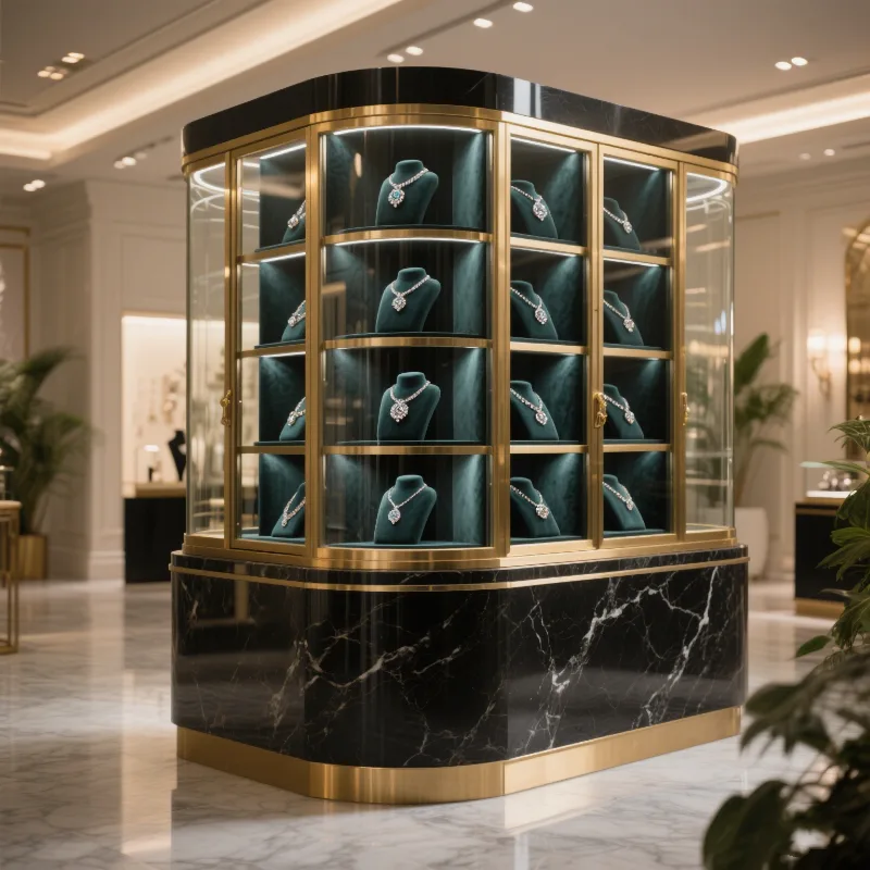 Glass Display Showcases, Counters Cabinets For Retail Shops – custom retail display image 111