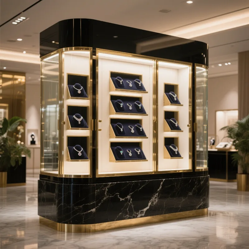 Glass Display Showcases, Counters Cabinets For Retail Shops – custom retail display image 112