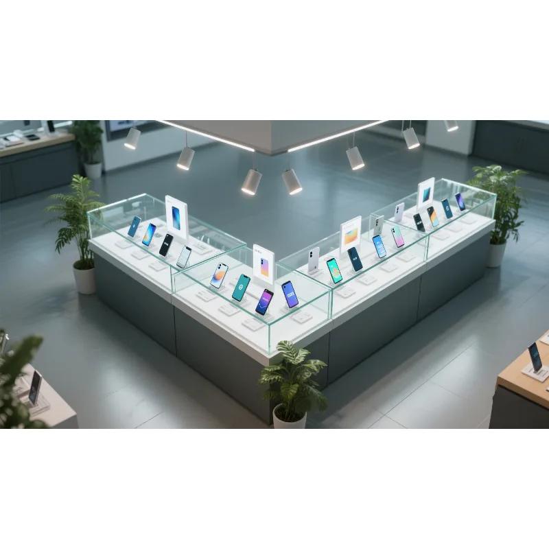 Glass Display Showcases, Counters Cabinets For Retail Shops – custom retail display image 89