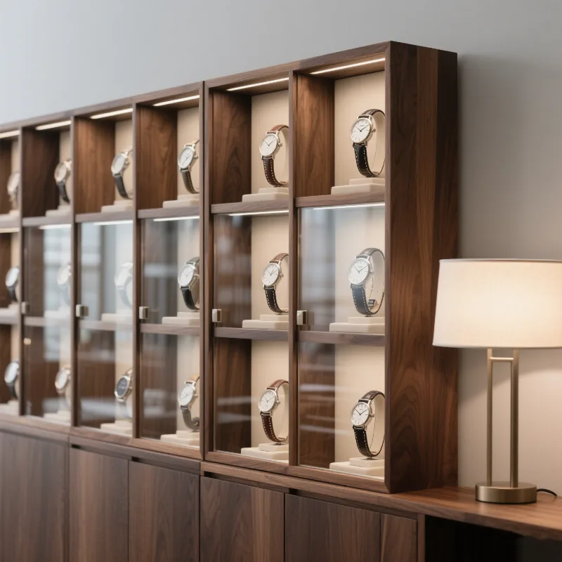 Glass Display Showcases, Counters Cabinets For Retail Shops – custom retail display image 97