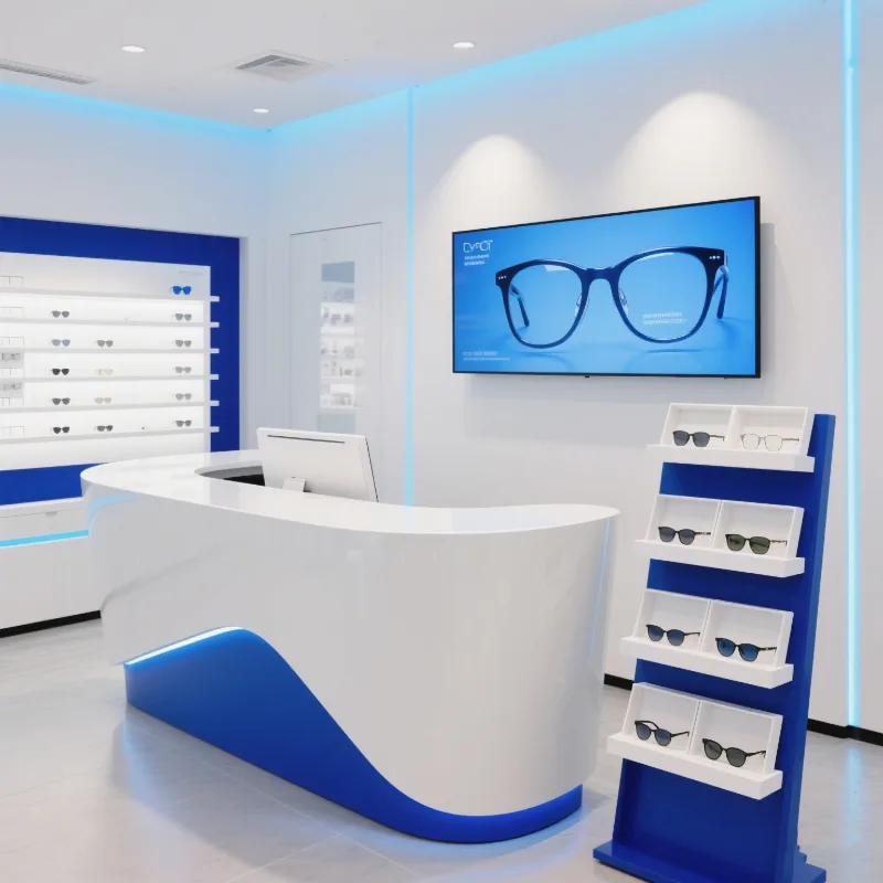 Modern Reception Desks, Counters Tables – custom retail display image 121