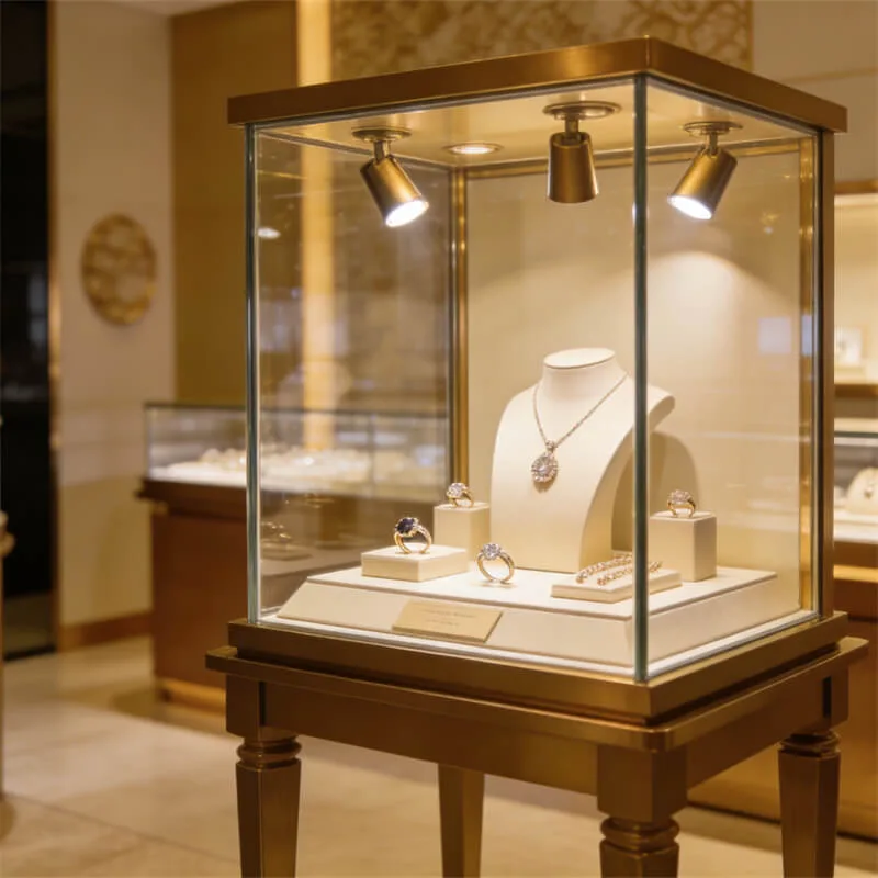 Jewelry Display Stands | Pedestal Tower Showcases – custom retail display image 26