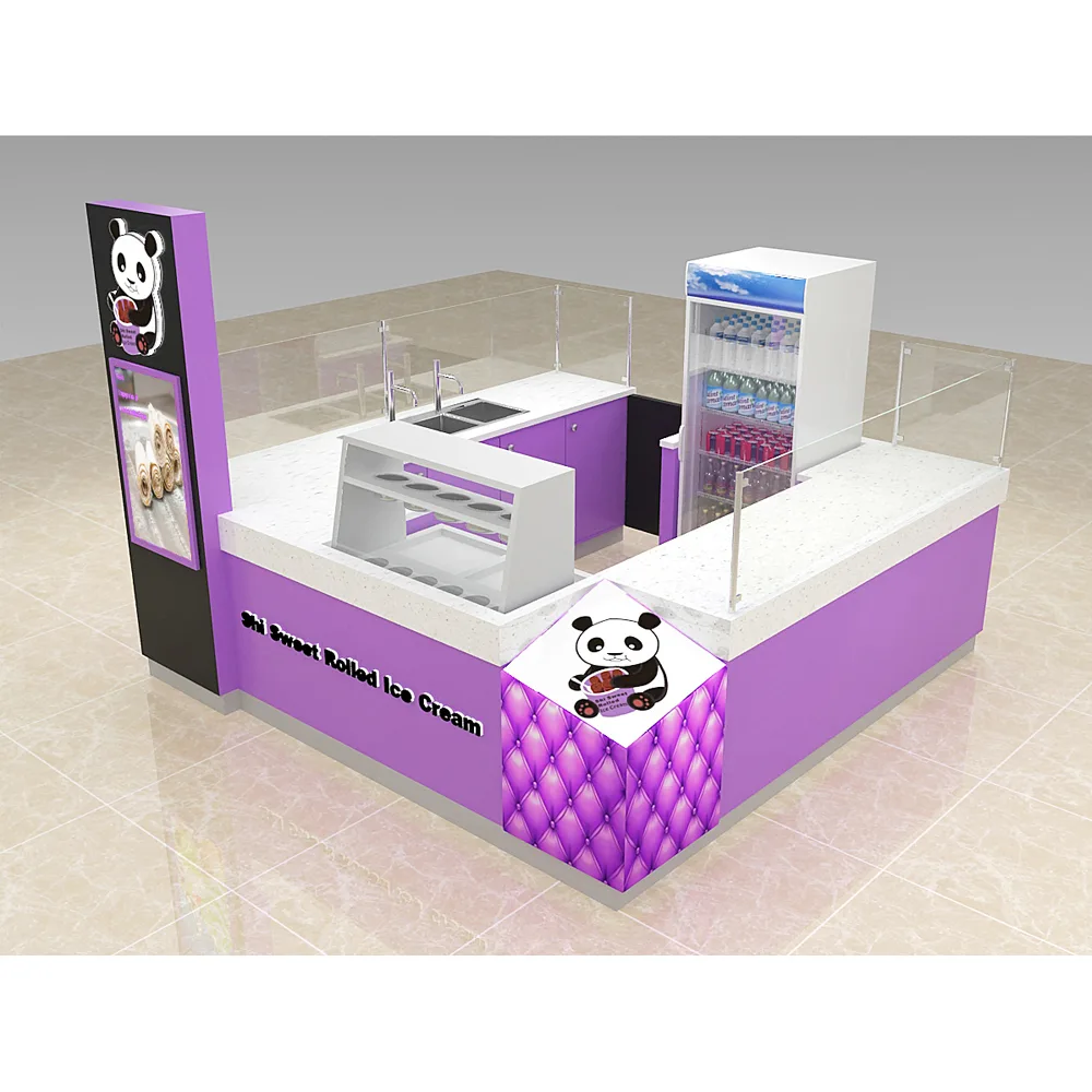 Ice Cream Kiosk – Bespoke Mall Cake Dessert Kiosk Build image 23