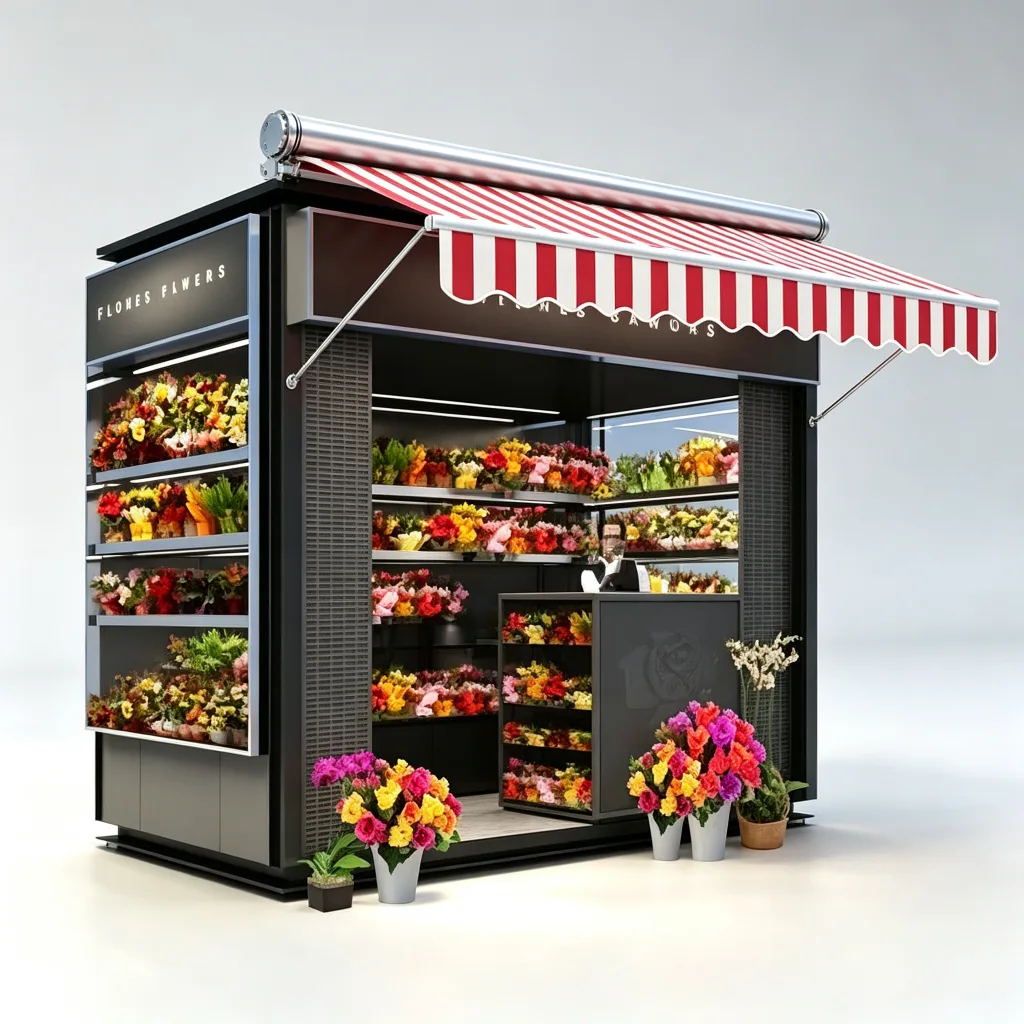 Outdoor Retail Kiosk For Sale Custom Design – custom retail display image 18