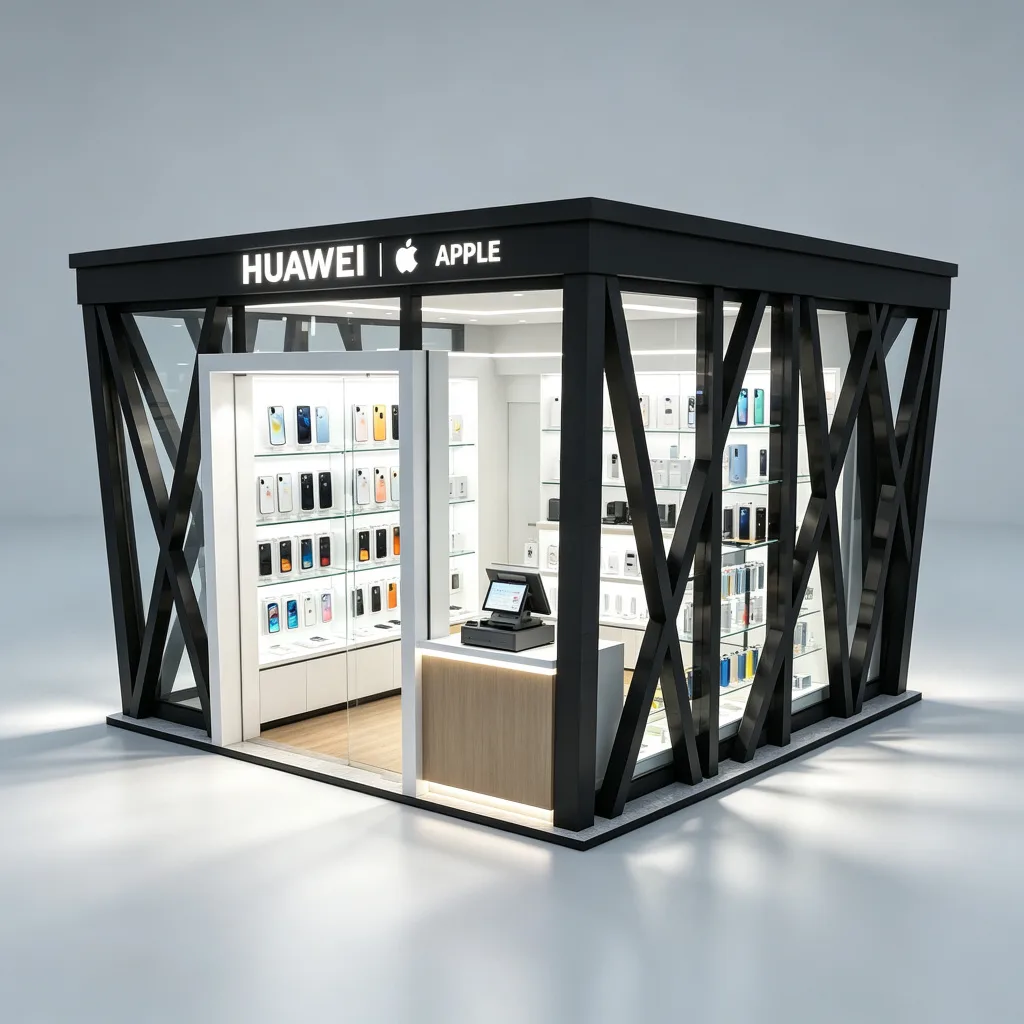 Outdoor Retail Kiosk For Sale Custom Design – custom retail display image 10