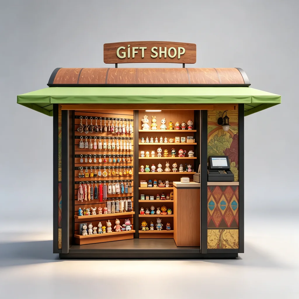 Outdoor Retail Kiosk For Sale Custom Design – custom retail display image 6