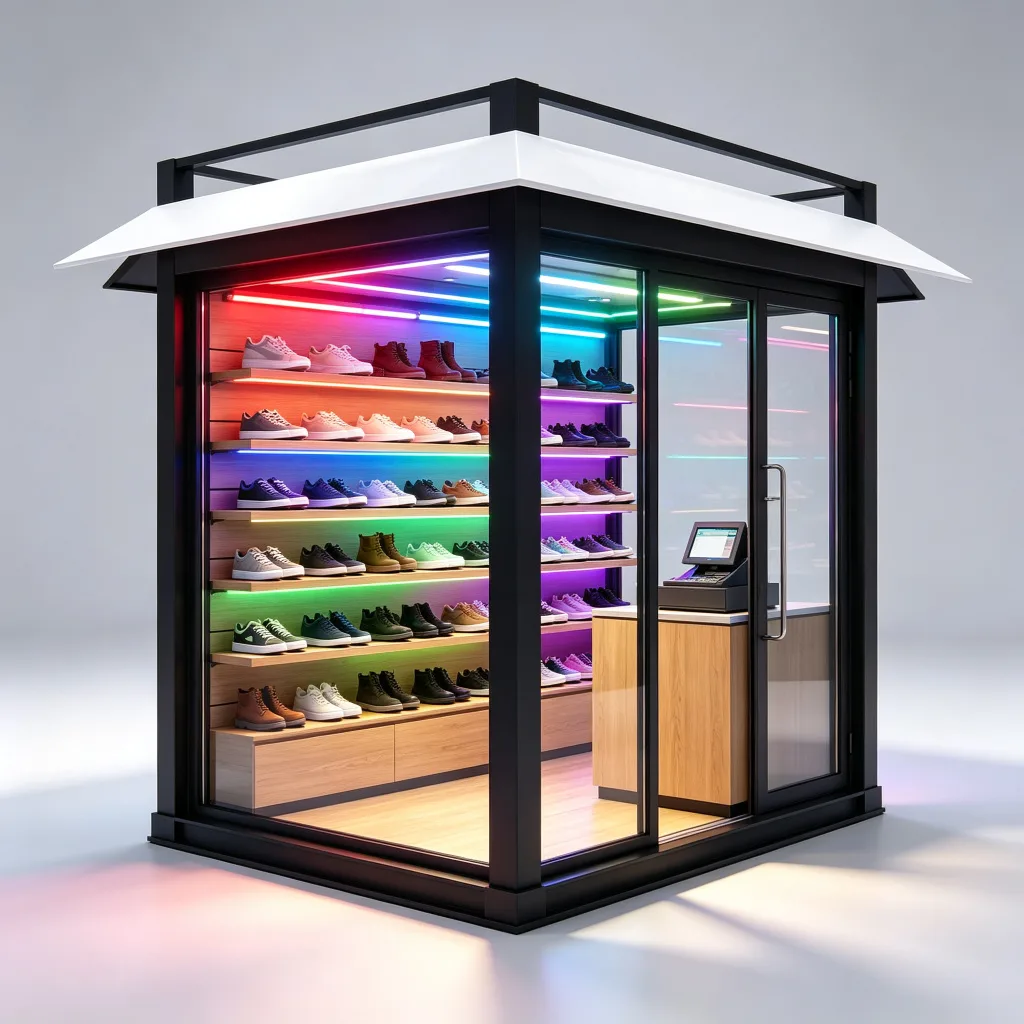 Outdoor Retail Kiosk For Sale Custom Design – custom retail display image 2