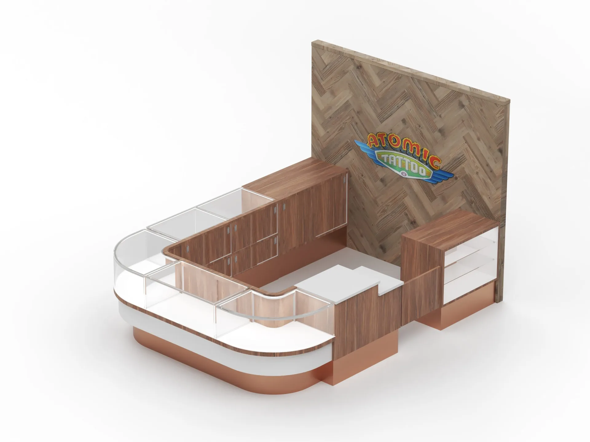 Mall Jewelry Kiosk For Sale | Custom Design – Latest Jewelry Kiosk Design image 5