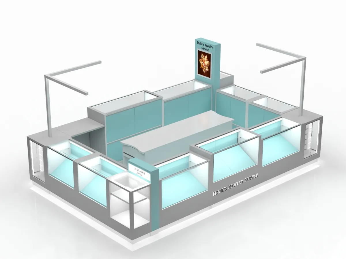 Mall Jewelry Kiosk For Sale | Custom Design – custom retail display image 1