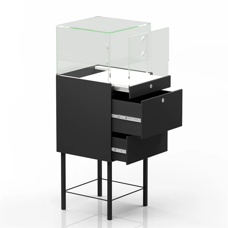 Metal Frame Display Cases | Retail Glass Showcases Counters – custom retail display image 25
