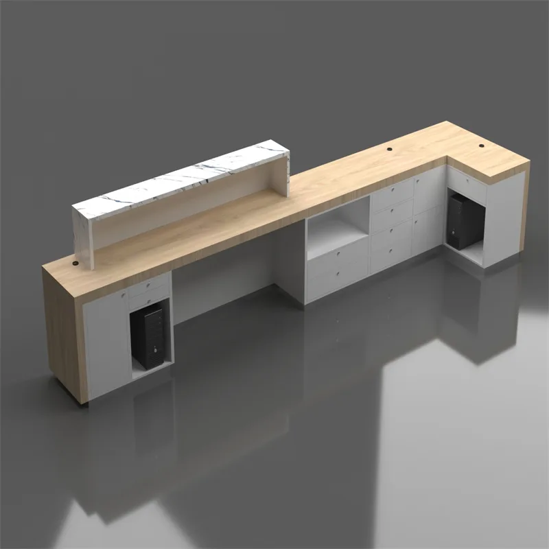 Custom Reception Desk, Counter Welcome Table For Sale – custom retail display image 143