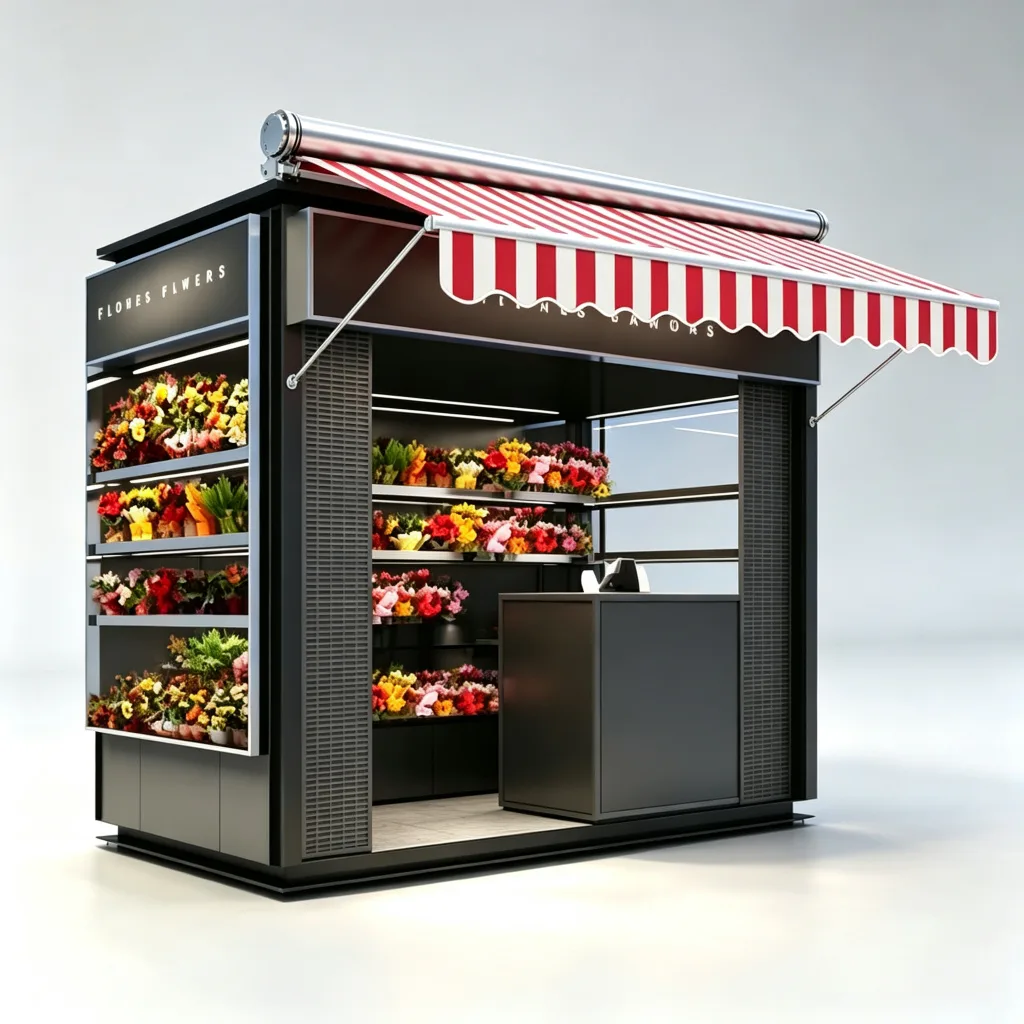 Outdoor Retail Kiosk For Sale Custom Design – custom retail display image 17
