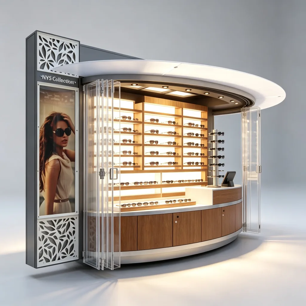 Outdoor Retail Kiosk For Sale Custom Design – custom retail display image 13